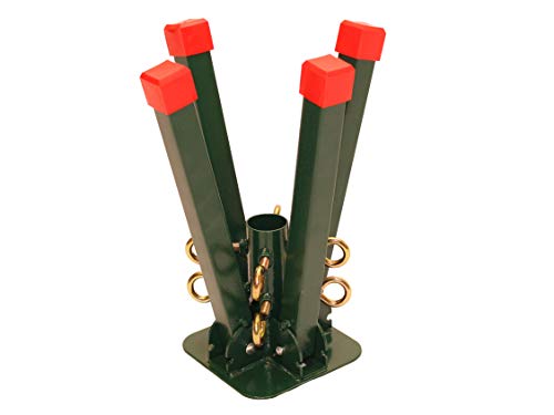 Goliath Welded Steel Artificial Christmas Tree Stand For Artificial Trees 4 To 8 Foot With A 1.25 Inch Diameter Pole Or Less #TOP2