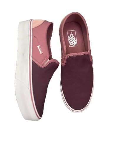 Vans Asher Reissue 98 - Zapatillas deportivas con plataforma sin cordones, color rosa, multicolor, zapatillas casuales, multi pink, 40 EU