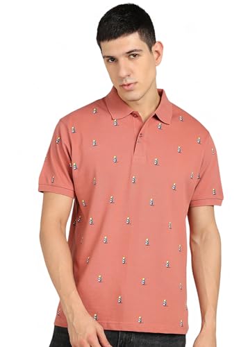 Image of Alan Jones Clothing Men's Cotton Regular Fit Polo T-Shirt