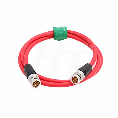 Hangton 12G 4K 60P SDI BNC 75Ω Coaxial Video Cable Canare LV-61S for Blackmagic Decimator Komodo Alexa Atomos Broadcast Camera Monitor (5m - Image 2