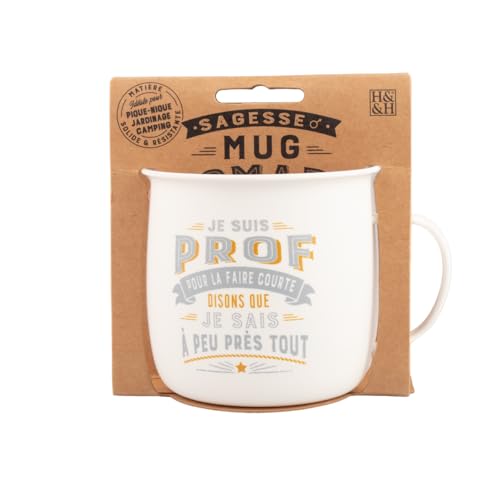 MUG NOMADE - Mug à thé et café personnalisé Prof - cadeau pour Homme et Femme