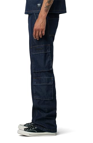 HUDSON Men's Wide Leg Cargo Jean2