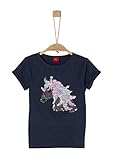Wendepailletten s.Oliver Junior Mädchen 403.11.899.12.130.1278049 T-Shirt, Navy, 92/98/REG