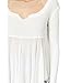 Free People Women's Clover Babydoll, Ivory