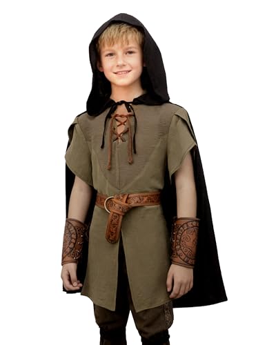 Disfraz completo príncipe medieval para niños 4-12 años miniatura 3