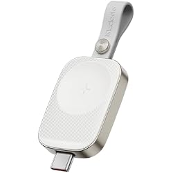 Cargador Apple Portatil Cargador Inalámbrico para iWatch USB C Portátil Magnético para Apple Watch Carga Rápida Cargador Wireless, Cargador de Viaje Inalámbrico Compatible con iWatch Series 9 8 7 6 5 4 3 2 1 SE Ultra