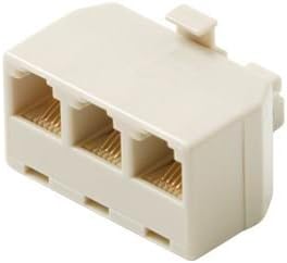 Black Point Products BT-047 4 by 4 by 4 3-Line Adapter, Ivory