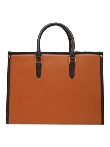 Image of HORRA Women's 13 Inch Laptop Bag With Padded Compartment | Faux Leather Laptop Handbag for Office | For College | For work Stylish Ladies Laptop Handbag