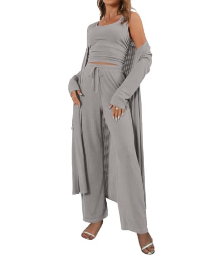 Image of 3 Piece Lounge Sets for Women Airport Travel Outfit