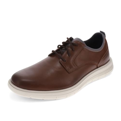 Zapatos Oxford Dockers Herron para hombre: sofisticación en marrón Dark Tan talla 40
