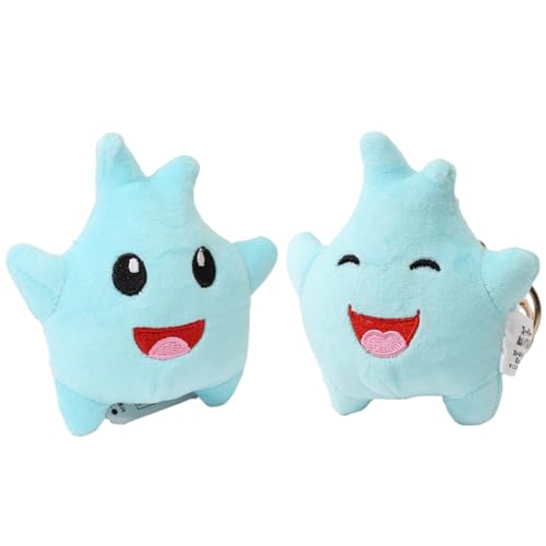 Lauokivi 2pcs Lumalee Plush Keychain Toy Luma Star Stuffed Plushies Doll 4'' Figure Gift