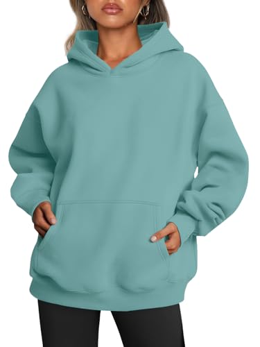 Tincini Hoodie Damen Pullover Winter Langarm Fleece Kapuzenpullover Gefütterte Pulli Sweatshirt mit Kapuzenpulli Casual Hoody mit Kapuze (Blau, M) Tincini Hoodie Damen Pullover Winter Langarm Fleece Kapuzenpullover Gefütterte Pulli Sweatshirt mit Kapuzenpulli Casual Hoody mit Kapuze (Blau, M)