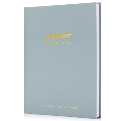 Beautiful 2025 Daily Planner - 7' x 10' Planner for Women or Men with Weekly & Monthly Spreads for Easy Planning - Beautiful Calendar Book to Organize Tasks and Boost Productivity