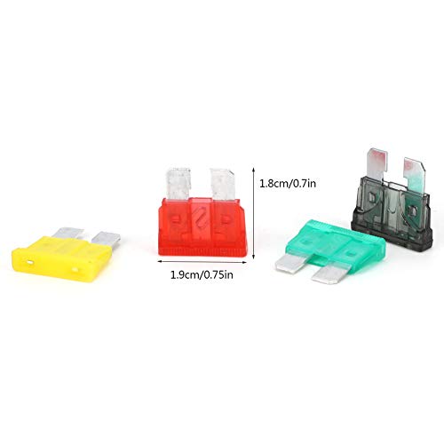 Kit de 220 fusibles para automóvil con caja de almacenamiento miniatura 2
