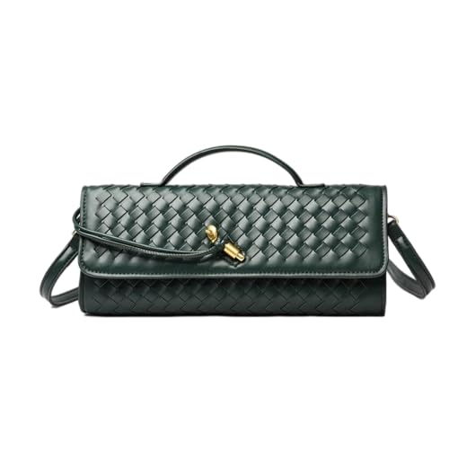 Image of Upbull Trendy Woven Evening Clutch Purses Women Underarm Shoulder Handbag Cute Satchels Crossbody Purse PU Leather Wallet