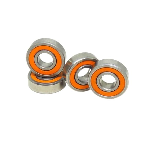 Rodamiento de bolas cerámico de acero inoxidable 7x17x5mm ABEC7 S697 2RS 3