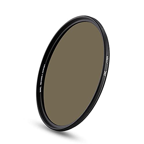 Filtro ND1000 de 67mm JJC de vidrio óptico con 10 pasos para fotografía de larga exposición