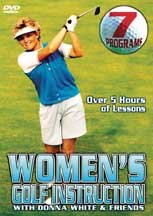 DVD Women's Golf Instruction with Donna White & Friends (7 Programs) Book