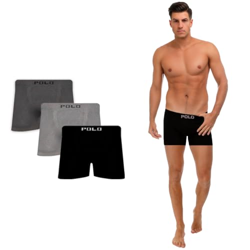 Kit 3 Cuecas Polo 781 Algodão Boxer Sem Costura - Sortido (BR, Alfa, P, Regular, Cores sortidas)