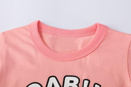 Image of Toddler Girl Long Sleeve T-Shirts Kids Cotton Fall Top 2-7 Years | 3 Pieces Soft Cotton Casual T-Shirt