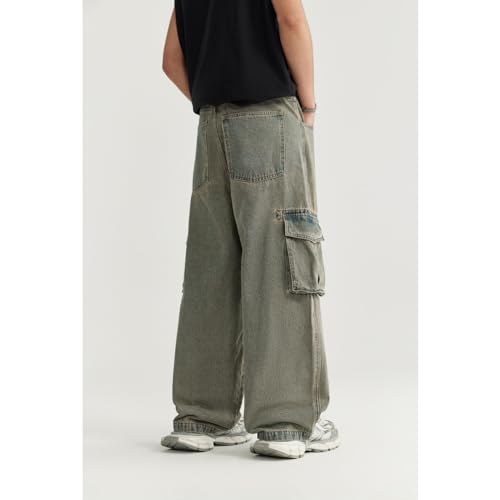 Y2k Baggy Jeans Men Vintage Hip Hop Style Skater Jeans Denim Loose Fit Pants Cargo Jeans4