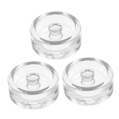 Cabilock 3Pcs Wide Mouth Jar Weights Glass Fermenting Weights for Pickling and Canning for Home and Food Preservation