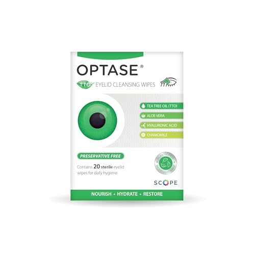 Optase Tea Tree Oil Lid Wipes Preservative Free