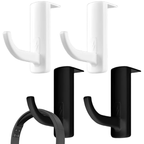 4 Pezzi Supporto Cuffie, Porta Cuffie da Schermo del Computer, Multifunzionale Supporto Gancio, Adatto per Cuffie, Chiave