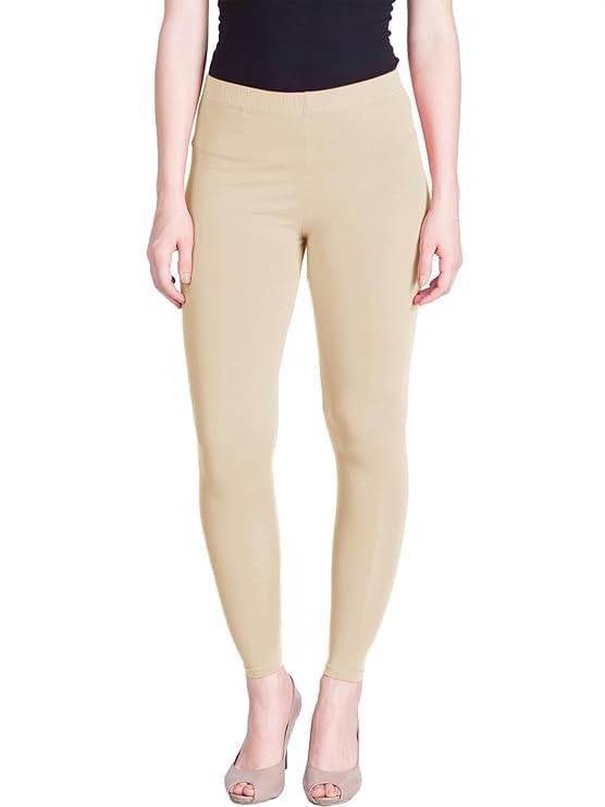 Image of Women Cotton Solid Belt Ankle Length Legging Four Way Lycra Leggings