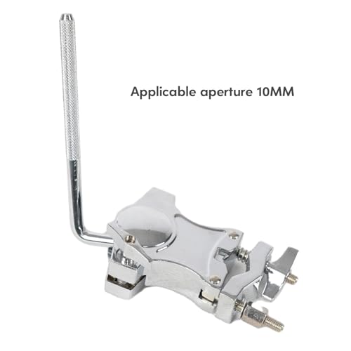 Abrazadera de Tambor Ajustable para Montaje con Soporte de Extensión de Metal para Instrumento Musical miniatura 6
