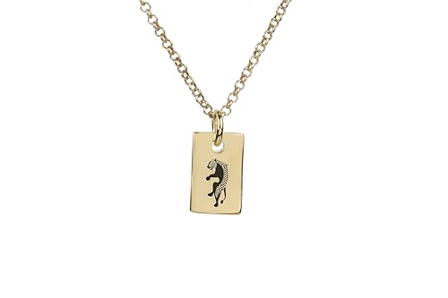Collier jaguar gravé le cadeau idéal sous forme de pendentif