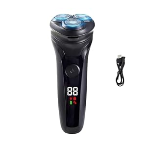 Lorrtta USB Charging Electric Razor for Men, Cordless 90-Min Runtime Electric Shaver with LED Display, IPX5 Waterproof Shavers with Pop-Up Trimmer for Smooth Shaving, Gift for Men