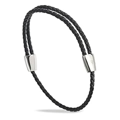 Black Leather - Silver Clasp