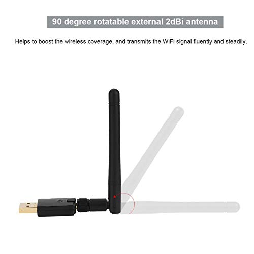 Adaptador WIFI, adaptador USB, 433 Mbps Light Mini Home para computador desktop laptop