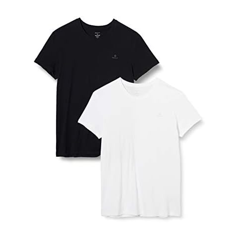 GANT Basic 2-Pack Crew Neck T-Shirt Ropa Interior para Hombre Cover