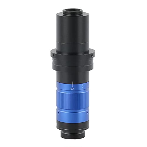 Microscope 300X 450X 600X Digital Monocular Continuous Zoom C-Mount Lens Microscope Camera(600X)