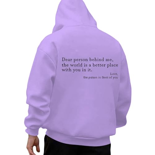 Mens Oversized Hoodie Mens Fashion Casual Letter Part Print Hooded Pullover Long Sleeve Unisex Loose Pullover3