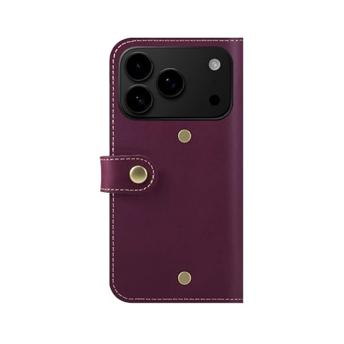 HANATORA for iPhone 17Pro �P�[�X �蒠�^ �{�v �X�}�z�P�[�X �X�}�z �X�^���h �X�g���b�v �t�� �C�^���A�����U�[ �M�t�g �}�O�l�b�g�Ȃ� �p�[�v�� PN-17Pro-Purple �M�t�g �a�����M�t�g ���� �ޏ� ���ꂳ�� ����
