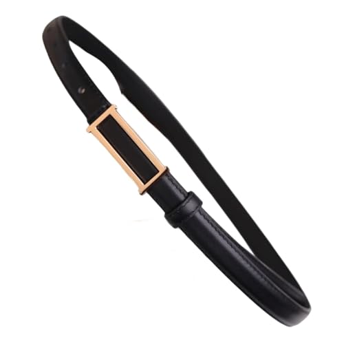 Skinny Belts, Waist Belt Women's Belts Adjustable Needleless Pure Cowhide Casual Fashion Decorative