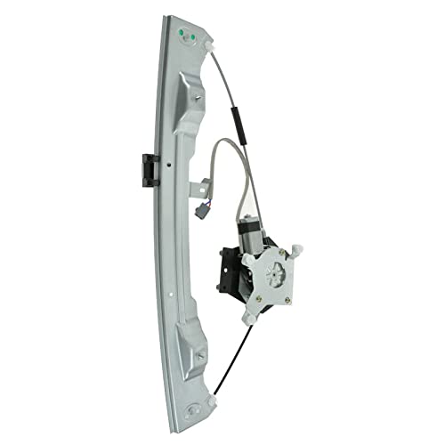 Image of TRQ Rear Left Power Window Regulator & Motor Assembly Drivers Side Compatible with 2002-2010 Ford Explorer 2007-2010 Explorer Sport Trac 2003-2005 Lincoln Aviator Mercury Mountaineer