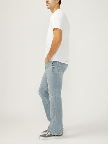 Image of Silver Jeans Co. Mens Jace Slim Fit Bootcut Jeans
