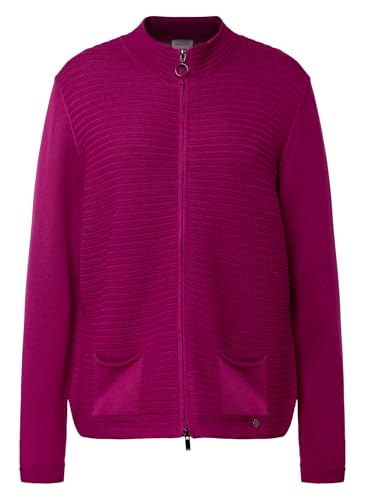Rabe Strickjacke Unifarben in Pink für Damen