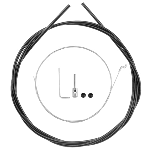 KLNBRWR Universal Throttle Cable Repair Kit Compatible with Lawn Mowers Garden Machinery Engine Equipment,Z-Bend End Throttle Cable and Shortening Kit Fits Mini Bike Go Kart DIY