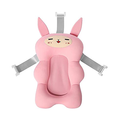 flower205 Baby Badekissen Baby Bad Pad Floating Badende Badewanne Pad Baby-Badewanne Helfer Anti-Rutsch-Badekissen Liege Einsatz 52x34x9cm Cover