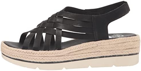 Dr. Scholl's Shoes Women's Off Site Espadrille Wedge Sandal, Black, 8.5 | Image 7