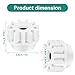 Easy Mop Pedal Broom Gear Replacement Bearing Bucket Gear Sprockets for Vileda for O-Cedar Easywring RinseClean Replacement (4 Pcs)