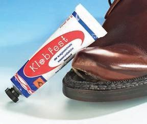 Westfalia Schuhmacher-Klebstoff, 30g, für Leder, Gummi, Holz, Kunststoff, hitzebeständig, Reparaturkleber