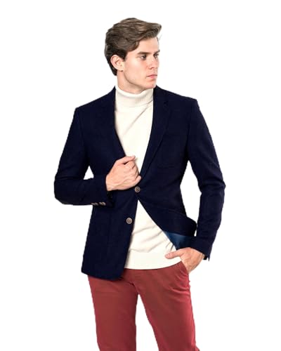 SPAGNOLO Americana Lana Corte Slim para Hombre