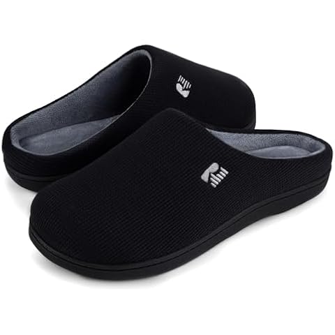 RockDove Men's Two-Tone Memory Foam Slipper Cover