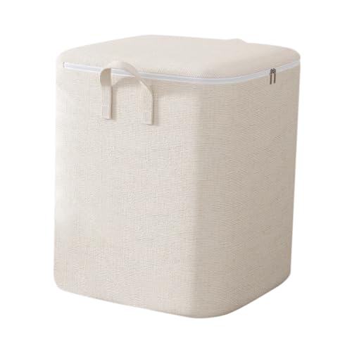 HEALSOPTHY Contenedor de Almacenamiento de Gran Capacidad con Bolsa de Organización de Ropa y Portátil para Edredones y